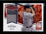 CAL RIPKEN JR. 2015 PANINI ELITE THROWBACK THREADS #9 GAME USED JERSEY AB8151