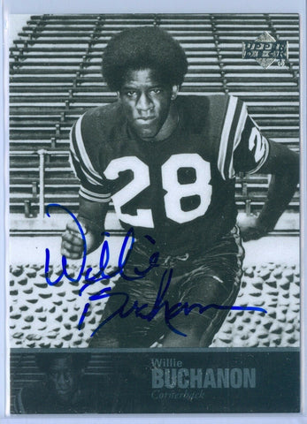 WILLIE BUCHANON 2011 UPPER DECK COLLEGE LEGENDS AUTO AUTOGRAPH SP