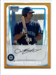 VINNIE CATRICALA 2011 BOWMAN CHROME #BCP23 GOLD REFRACTOR ROOKIE #49/50 AC829