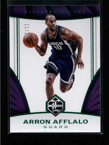 AARON AFFLALO 2016/17 PANINI LIMITED #51 RARE EMERALD GREEN PARALLEL /15 AC1001