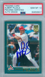Albert Pujols 2001 Topps Traded #T247 Rookie Autograph PSA DNA Gem Mint 10 Auto