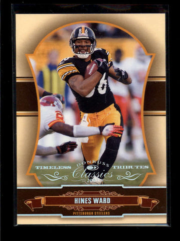 HINES WARD 2007 DONRUSS CLASSICS #78 TIMELESS TRIBUTES SILVER #32/50 AB7176