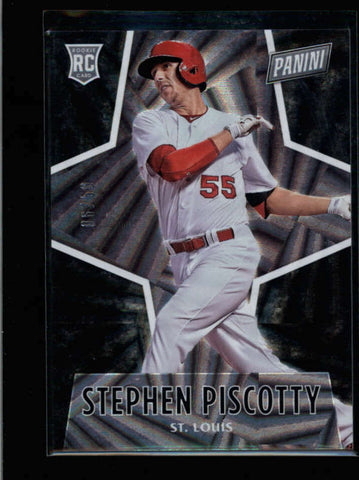 STEPHEN PISCOTTY 2016 PANINI BLACK FRIDAY #64 WEDGES ROOKIE RC #06/50 AB8554