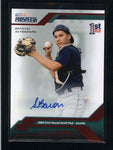 STEVEN BARON 2009 TRISTAR PROSPECTS RED ROOKIE AUTOGRAPH AUTO #2/5 AC1398