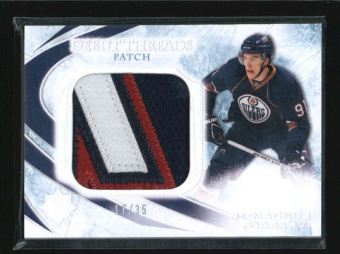 MAGNUS PAAJARVI 2010/11 ULTIMATE DEBUT THREADS ROOKIE 3-CLR PATCH #17/35 AB6669