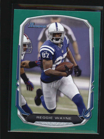 REGGIE WAYNE 2013 BOWMAN #8 RARE GREEN MASTERPIECE PARALLEL #1/1 AB6569