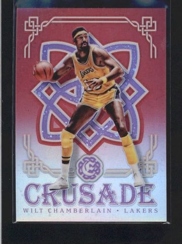 WILT CHAMBERLAIN 2016/17 PANINI EXCALIBUR #81 CRUSADE RED PARALLEL #96/99 AC422