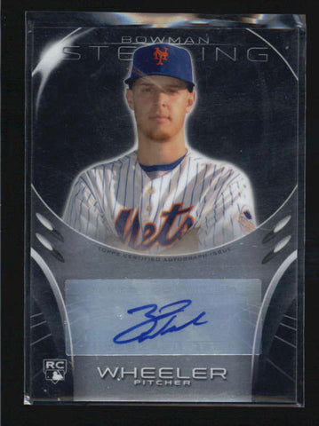 ZACK WHEELER 2013 BOWMAN STERLING ROOKIE AUTOGRAPH AUTO RC AB5842