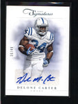 DELONE CARTER 2012 PRIME SIGNATURES AUTOGRAPH AUTO #30/49 AB5284