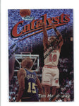 TIM HARDAWAY 1997/98 97/98 TOPPS FINEST #132 SILVER REFRACTOR #0066/1090 AB9355