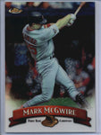 MARK MCGWIRE 1998 TOPPS FINEST 3x5 REFRACTOR CARD #1 AB5824