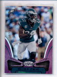 MALCOLM JENKINS 2018 PANINI CERTIFIED #43 MIRROR PURPLE PARALLEL #02/10 AC2374