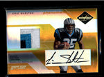 ERIC SHELTON 2005 LEAF LIMITED GOLD SPOTLIGHT 3-CLR ROOKIE PATCH AUTO /10 AB8177