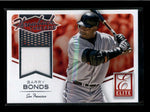 BARRY BONDS 2015 PANINI ELITE THROWBACK THREADS GAME USED JERSEY #2 AB7564