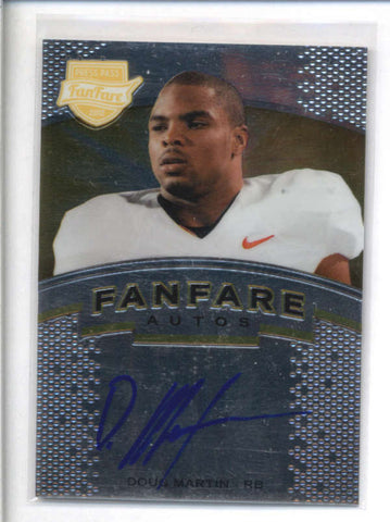 DOUG MARTIN 2012 PRESS PASS FANFARE AUTOGRAPH AUTO ROOKIE RC AB8990