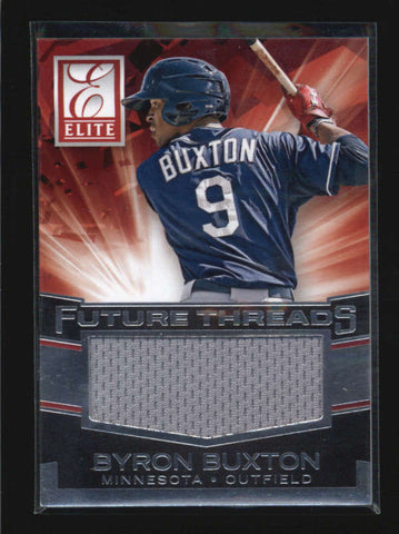 BYRON BUXTON 2015 PANINI ELITE FUTURE THREADS #1 JUMBO USED JERSEY ROOKIE AB5866