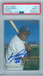 David Ortiz 1997 Fleer #512 RC Rookie "HOF 22" Autograph PSA DNA MINT 9 Auto 10