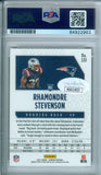 Rhamondre Stevenson 2021 Phoenix Fire Burst #133 Rookie PSA DNA Gem Mint 10 Auto