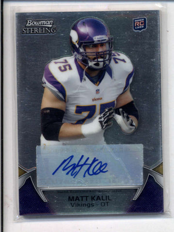 MATT KALIL 2012 BOWMAN STERLING #14 ROOKIE AUTOGRAPH AUTO RC AC1199