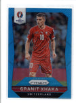 GRANIT XHAKA 2016 PRIZM UEFA EURO SOCCER #153 LIGHT BLUE PRIZMS #12/15 AC782