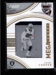 AMARI COOPER 2016 PANINI CLEAR VISION GOLD JUMBO GAME USED PATCH #27/49 AB8659