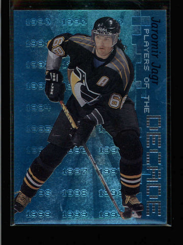JAROMIR JAGR 1990/00 BAP MILLENIUM #D-5 PLAYERS OF THE DECADE #0787/1000 AC082