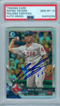 Rafael Devers 2018 Bowman Chrome Refractor #8 RC Rookie PSA DNA Gem Mint 10 Auto