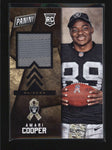 AMARI COOPER 2015 PANINI BLACK FRIDAY ROOKIE RC USED WORN TOWEL RELIC AB6160