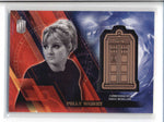 POLLY WRIGHT 2016 TOPPS DOCTOR WHO COMMEMORATIVE TARDIS MEDALLION #/150 AB9719