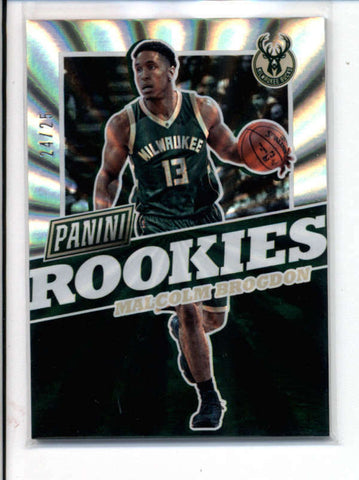 MALCOLM BROGDON 2017 PANINI THE NATIONAL SPOKES ROOKIE RC #24/25 AC036