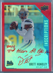 BRETT HUNDLEY 2015 UPPER DECK INSCRIPTIONS RED RC ROOKIE AUTO AUTOGRAPH SP/49