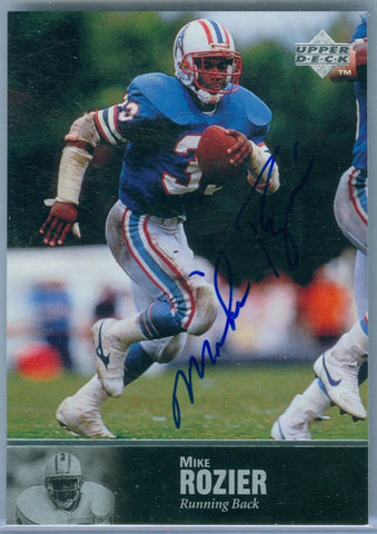 MIKE ROZIER 1997 UPPER DECK LEGENDS AUTO AUTOGRAPH SP