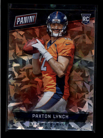 PAXTON LYNCH 2016 PANINI THE NATIONAL #58 CRACKED ICE THICK ROOKIE #23/25 AB7406