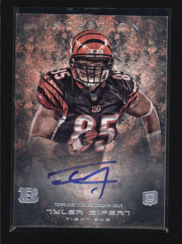 TYLER EIFERT 2013 TOPPS INCEPTION ROOKIE RC AUTOGRAPH AUTO AB6541