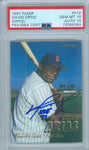 David Ortiz 1997 Fleer #512 RC "HOF 22" Autograph PSA DNA GEM MINT 10 Auto 10