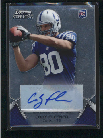 COBY FLEENER 2012 BOWMAN STERLING ROOKIE AUTOGRAPH AUTO RC AB9851