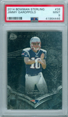 JIMMY GAROPPOLO 2014 BOWMAN CHROME RC ROOKIE PSA 9