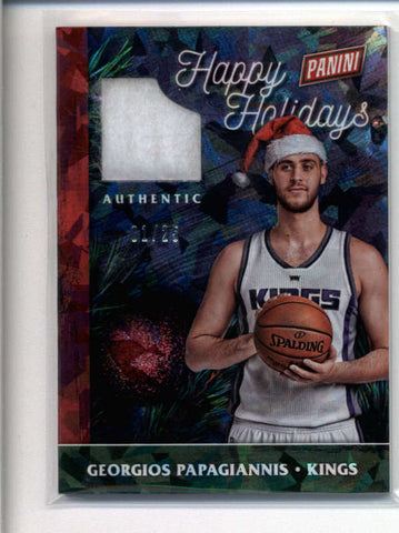 GEORGIOS PAPAGIANNIS 2016 BLACK FRIDAY HAPPY HOLIDAYS SANTA HAT #01/25 AB8733