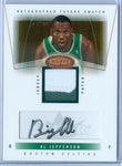 AL JEFFERSON 2004/05 FLEER HOOPS ROOKIE PATCH AUTOGRAPH AUTO #021/150 AC1922