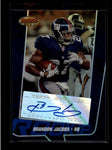 BRANDON JACOBS 2005 BOWMANS BEST BLUE ROOKIE AUTOGRAPH AUTO #154/299 AB8250