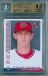 STEPHEN STRASBURG 2010 GRANDSTAND HARRISBURG SENATORS RC ROOKIE BGS 9.5