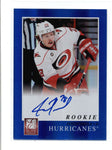 JUSTIN FAULK 2011/12 ELITE #251 ON CARD ROOKIE AUTOGRAPH AUTO RC AC744