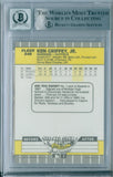Ken Griffey Jr 1989 Fleer #548 RC Rookie Autograph BAS BGS Beckett 10 Auto