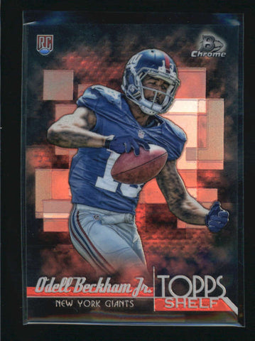 ODELL BECKHAM JR. 2014 TOPPS SHELF REFRACTOR ROOKIE RC AB6849