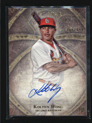 KOLTEN WONG 2014 TOPPS FIVE STAR ROOKIE AUTOGRAPH AUTO RC #185/499 AB5850