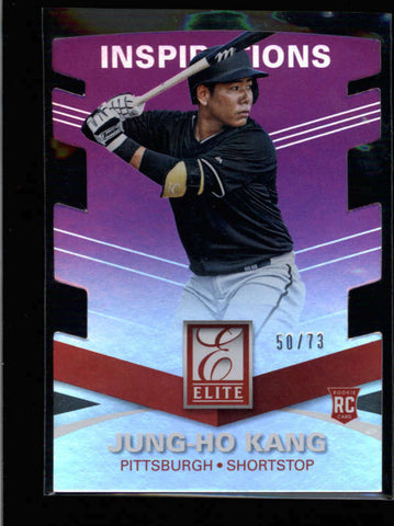 JUNG-HO KANG 2015 PANINI ELITE PURPLE INSPIRATIONS DIE-CUT ROOKIE #50/73 AB8564