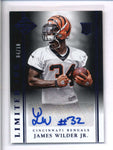 JAMES WILDER JR RARE 2014 PANINI LIMITED BLUE ROOKIE AUTOGRAPH AUTO #/10 AC2069