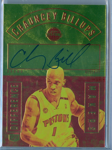 CHAUNCEY BILLUPS 2016-17 PANINI GRAND RESERVE DM AUTO AUTOGRAPH SP/75