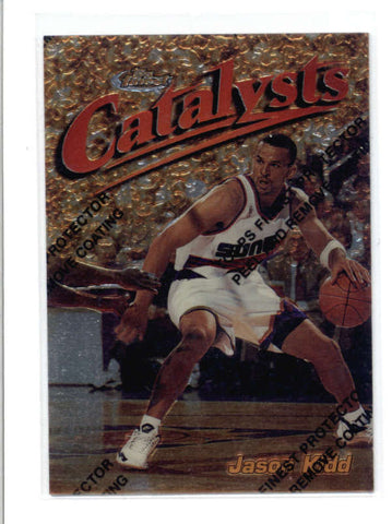 JASON KIDD 1997/98 97/98 TOPPS FINEST #171 RARE GOLD CARD SP AC726