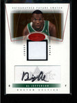 AL JEFFERSON 2004/05 FLEER HOOPS RED ROOKIE PATCH AUTOGRAPH AUTO #06/50 AC1921